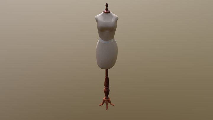 Assignment 6 Dress Form 3D Model