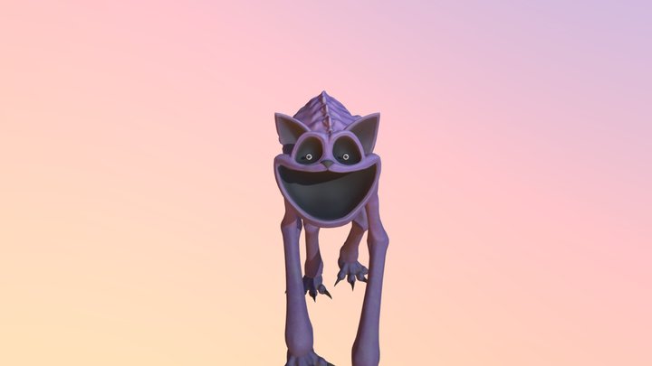 CatNap 3D Model | Poppy Playtime Chapter 3 3D Model