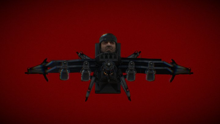 (reworked) astro obliterator toilet 3D Model