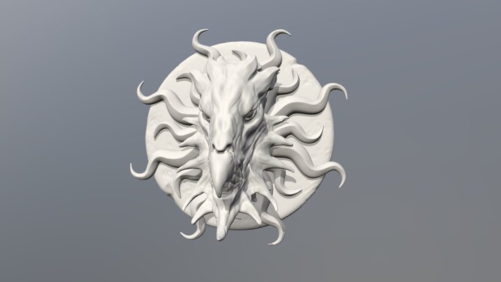 Emblem of the Sun 3D Model