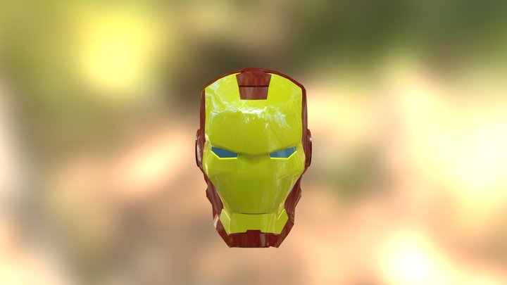 Iron Man Helmet Eyes 3D Model