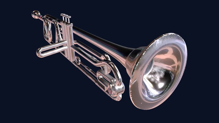 Trumpet 3D Model