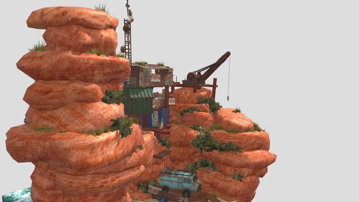 DAE Diorama - Rustborn 3D Model