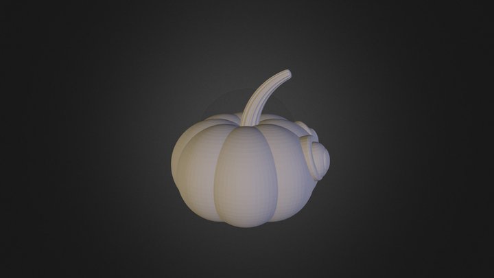Sally the pumpkin 3D Model