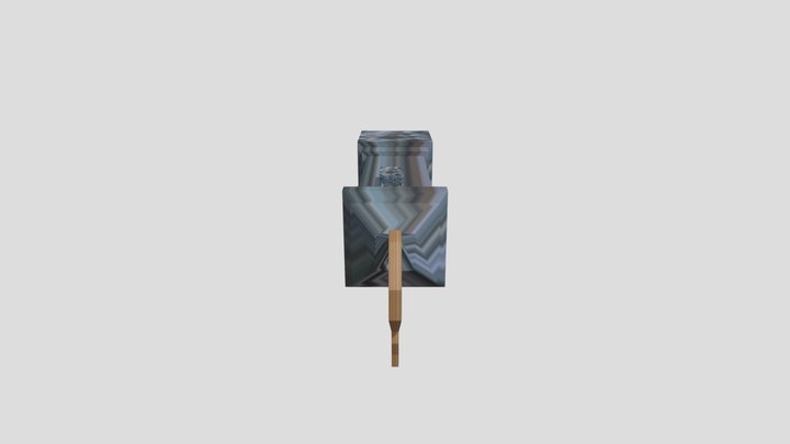 textured flashlight 3D Model