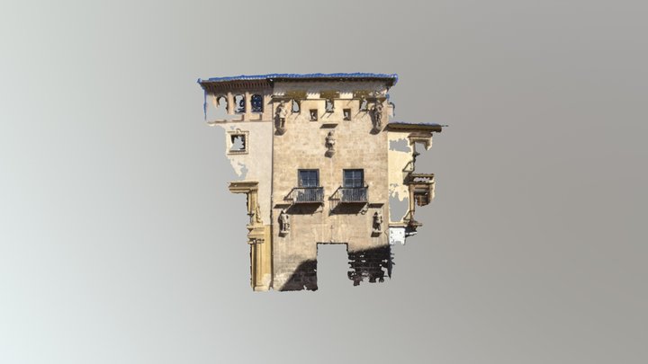 Casa de los Tiros, version 2 (alineada) 3D Model