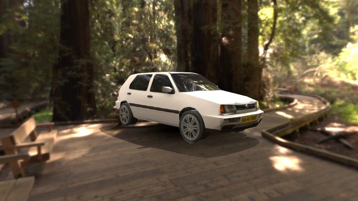 Volkswagen Golf MK3 – Free 3D Model STL