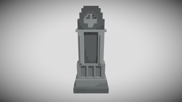 Gravestone Assets - Grave 5 Regular 3D Model