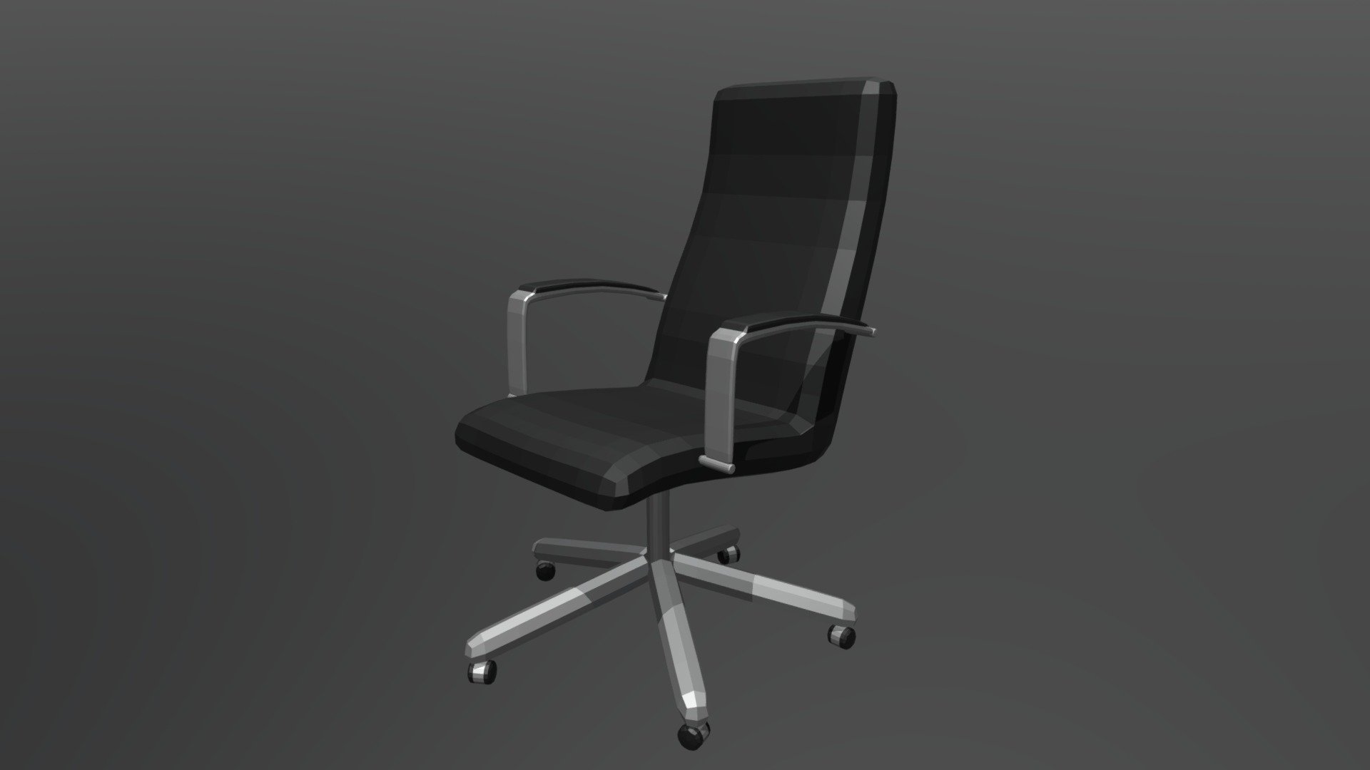 Lowpoly Office Chair - Download Free 3D model by sleepyjoshua  (@sleepyjoshua) [e5719af]