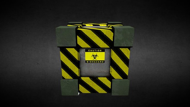 Project DEV Hall Of Tubes Crate Dev00 3D Model