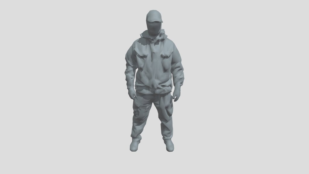 Lowpoly People Swat Soldier