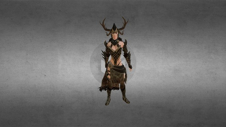 ArenaNet Character Test 2015 3D Model