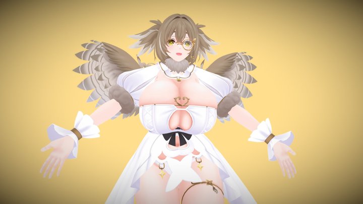 とと とろろ 3D Model