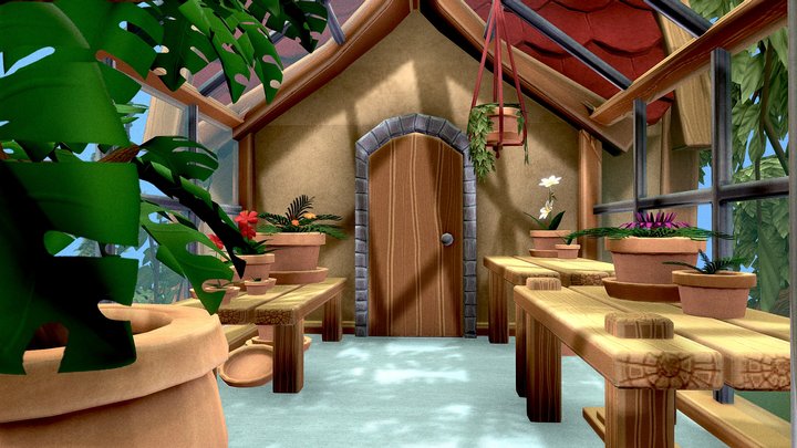 Home in the woods 3D Model