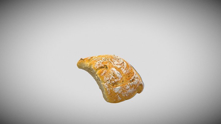 Bread Roll 3D-Scan 3D Model