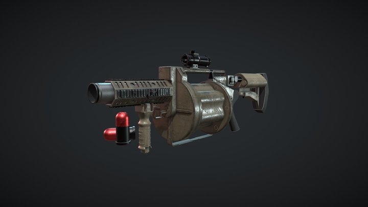 Grenade Launcher 3D Model