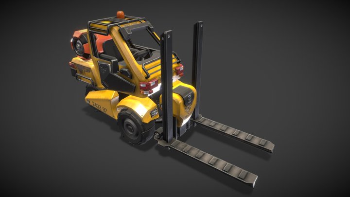 forklift IBEE Corp model 2403-97 3D Model