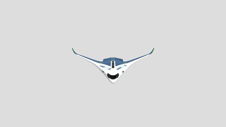 Airbus Blended Wing Body 3D Model