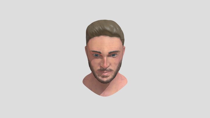 James Maddison Head Sculpt 3D Model