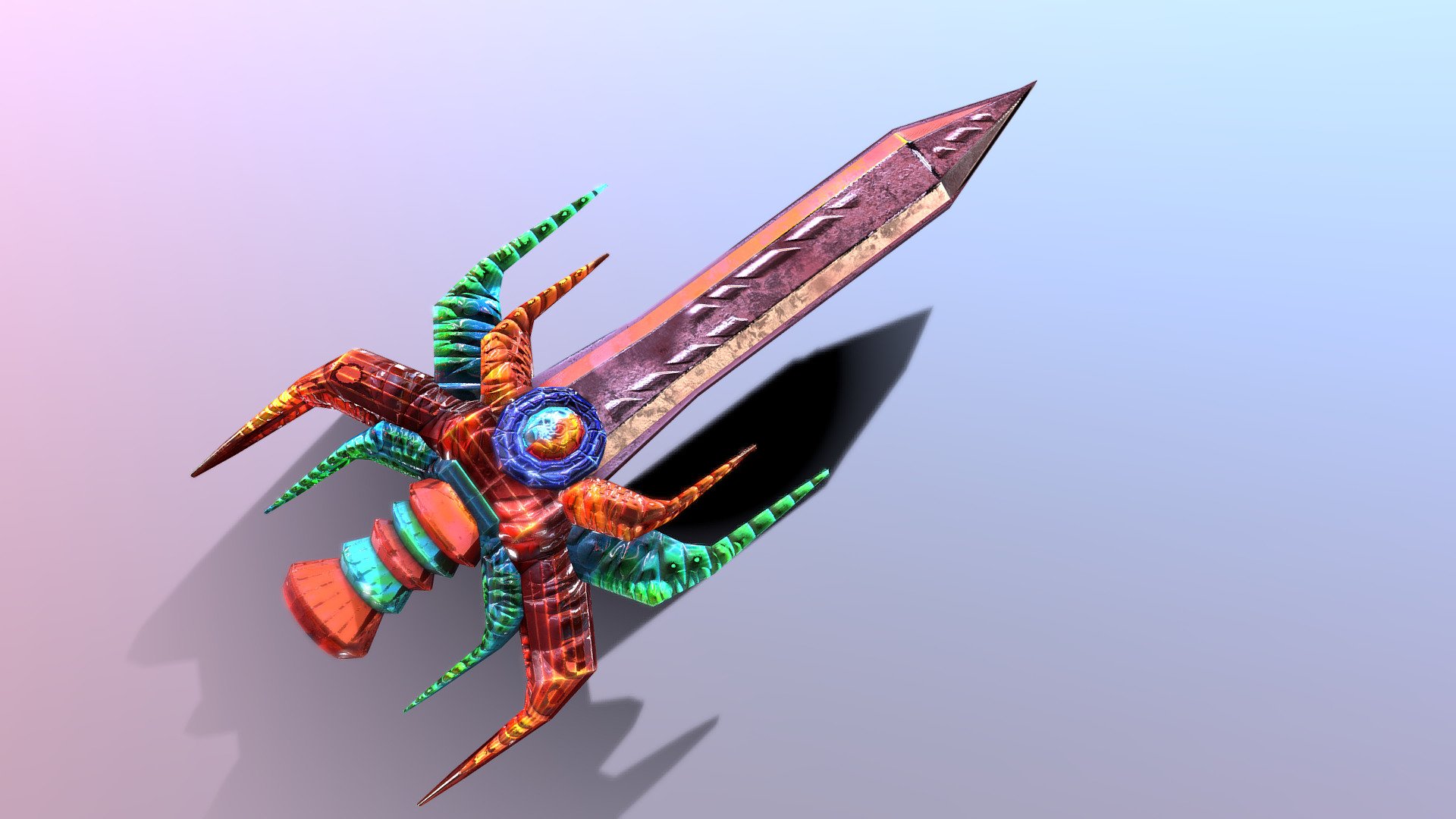 Low Poly Fantasy Great Sword