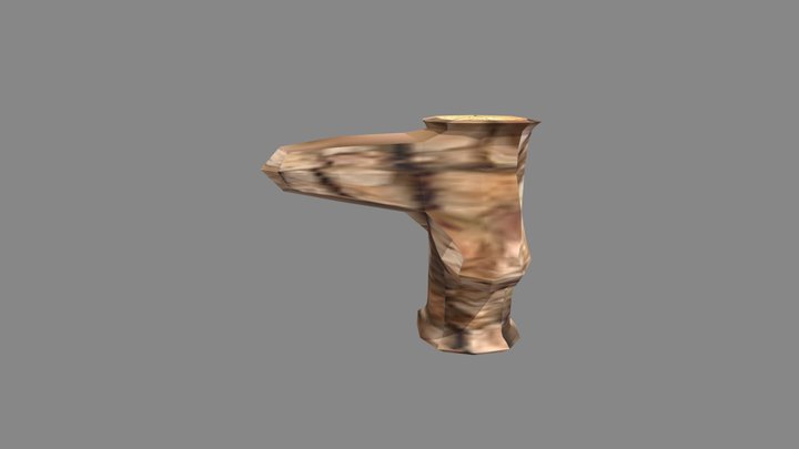 Poorly Designed Stump 3D Model