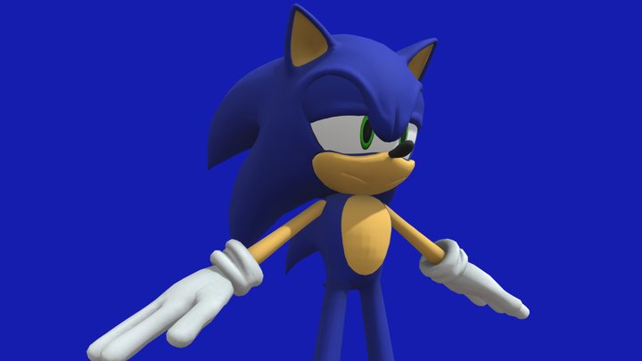 Sonic the Hedgehog – Modello 3D gratuito STL