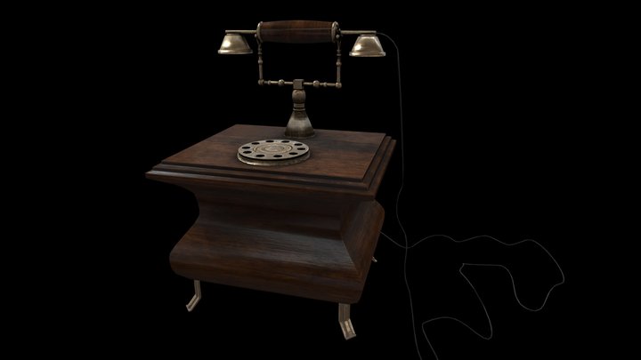 Old Telephone – Free 3D Model STL