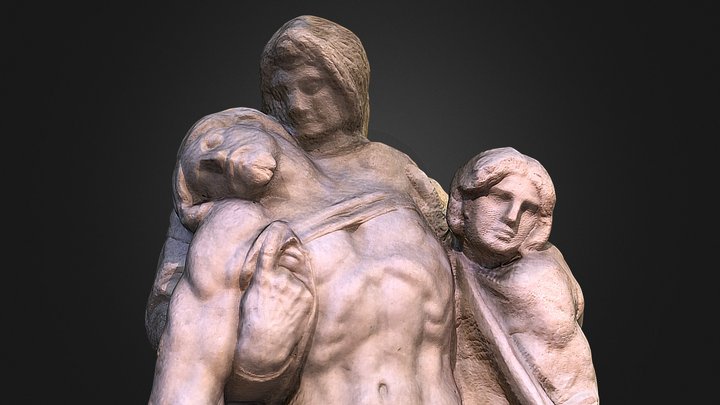 Pietà da Palestrina, Michelangelo Buonarroti 3D Model