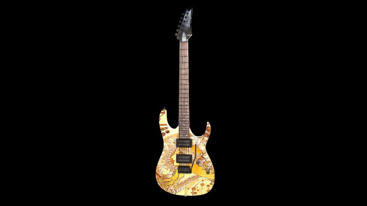 MUCHA IBANEZ GUITARRA – Modello 3D gratuito STL