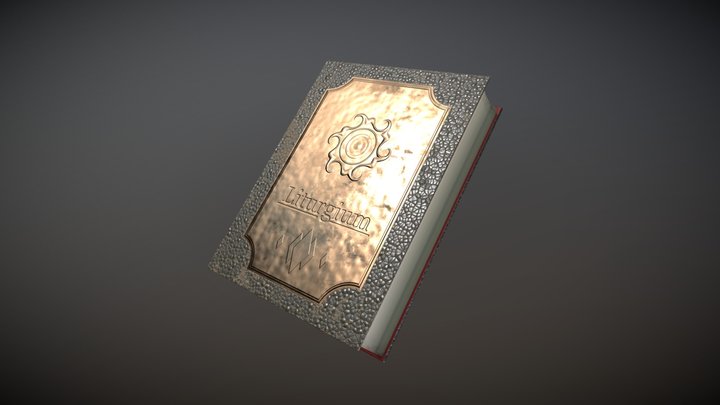 Stylized Book 3D Model