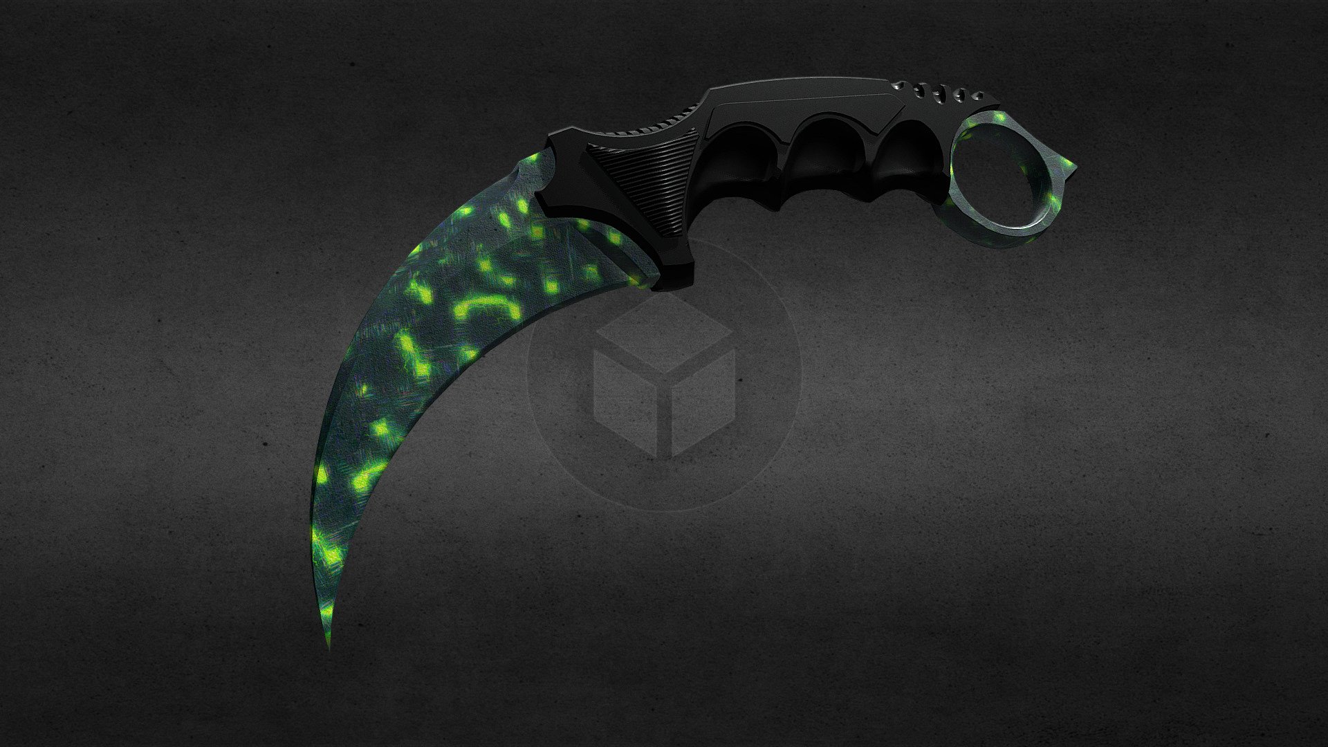 Karambit | Green Poison by @instinctcsgo - 3D model by vdhun94 [e579c4e ...