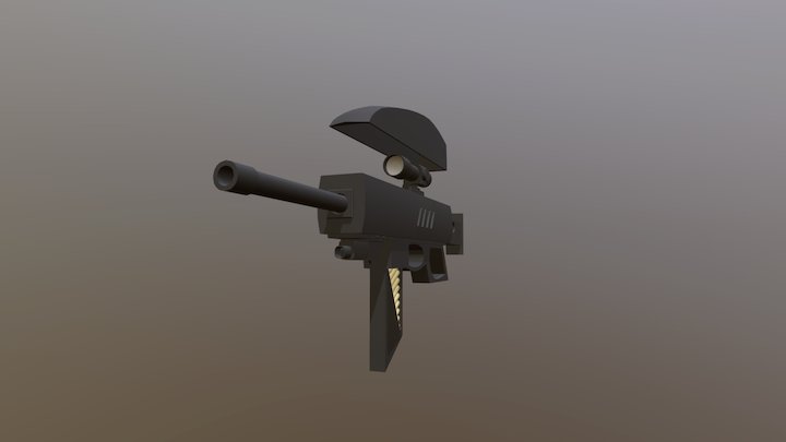Assault Rifle Stage 1 3D Model