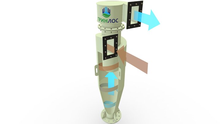 Циклоны ЦН-11 Гринлос 3D Model