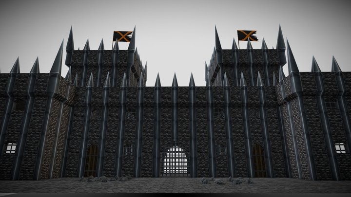 Hells Prison Segment 3D Model