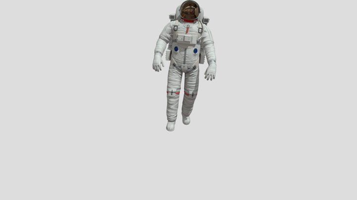 Walking Astronaut 3D Model