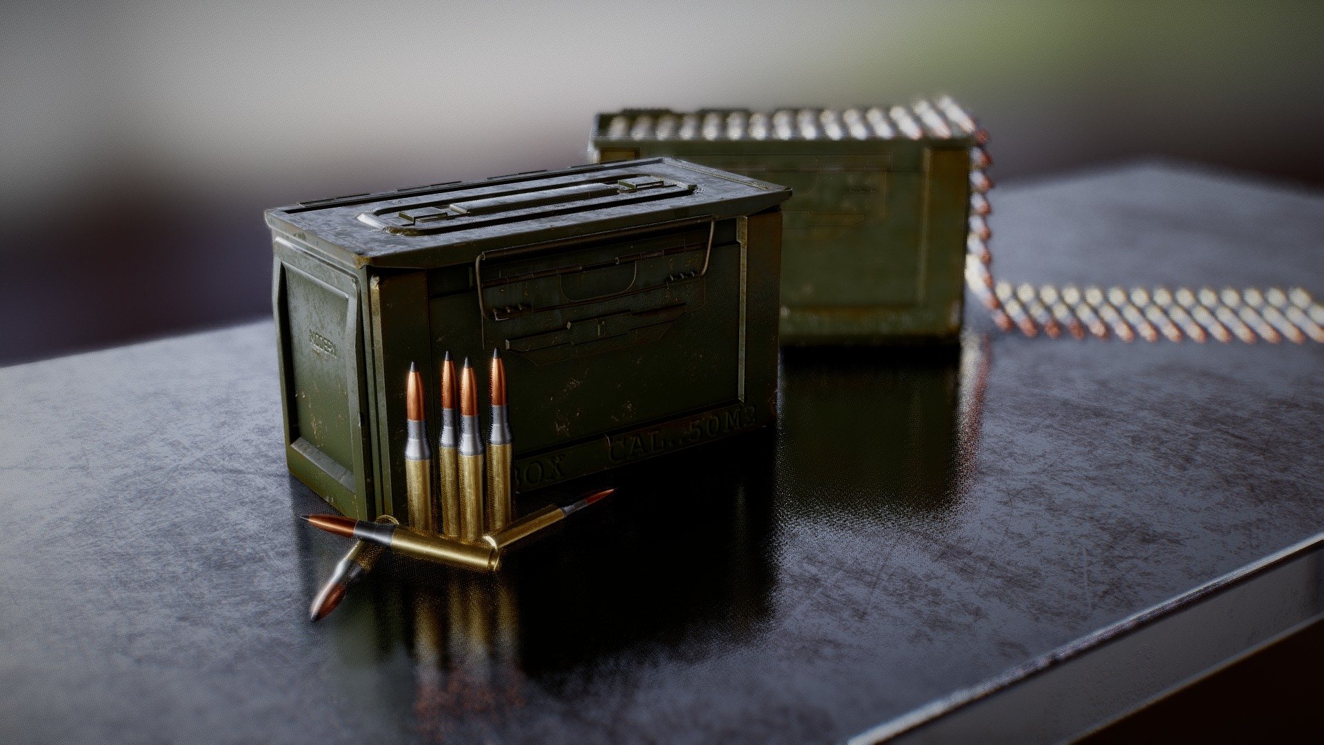 WW2 US Military Ammunition box