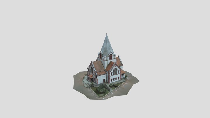 IGREJA MARTN LUTHER 3D Model