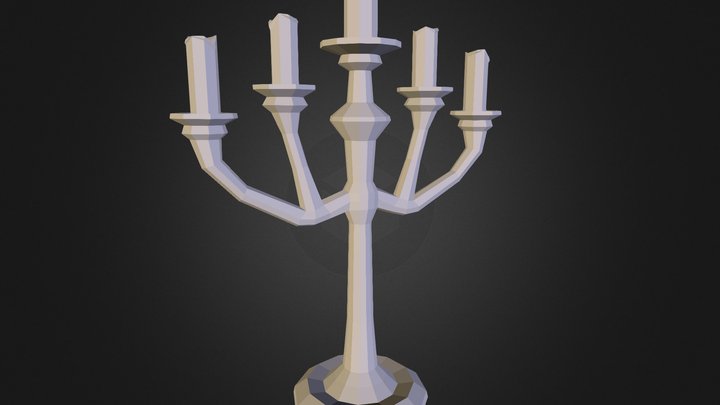 candlestick 1 3D Model