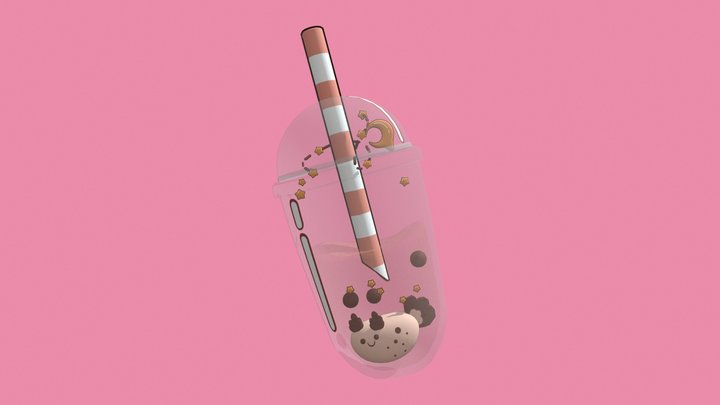 Ajolote en smoothie 3D Model