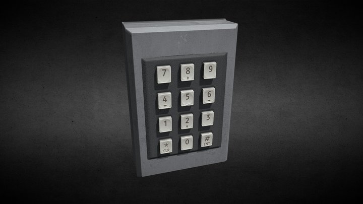Keypad 3D Model