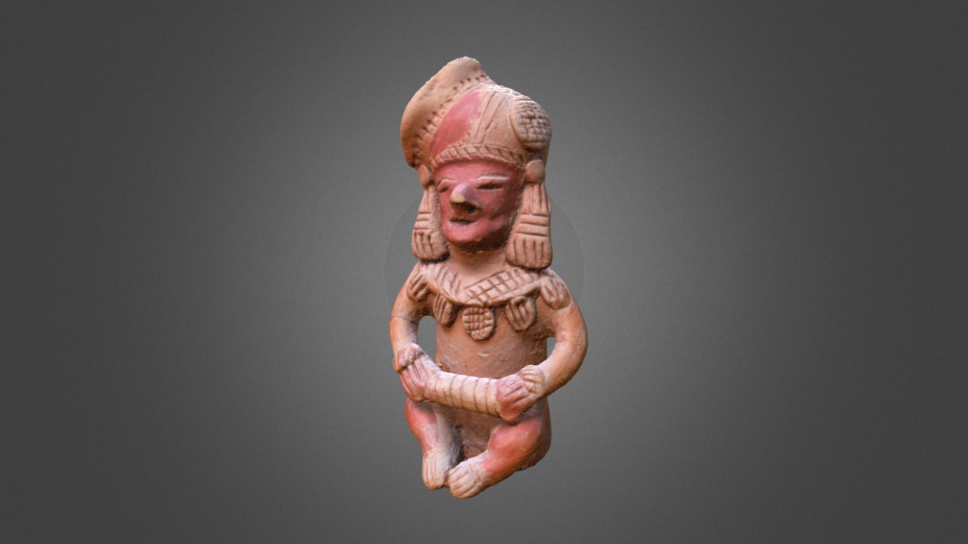 Réplica de pieza prehispánica del Ecuador