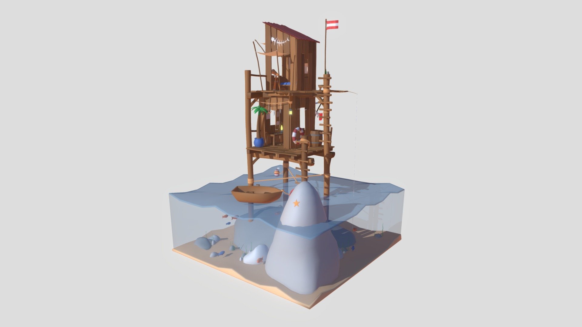 Stylized Sea Shack