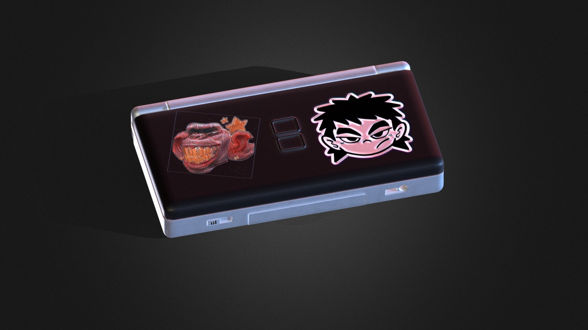 Nintendo Ds lite - 3D model by Kidgo [e583440] - Sketchfab