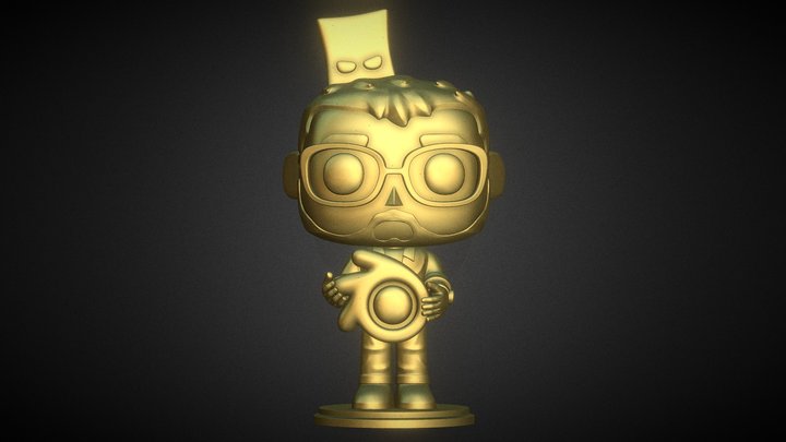 Funko POP - Ton Roosendaal Blender Founder 3D Model