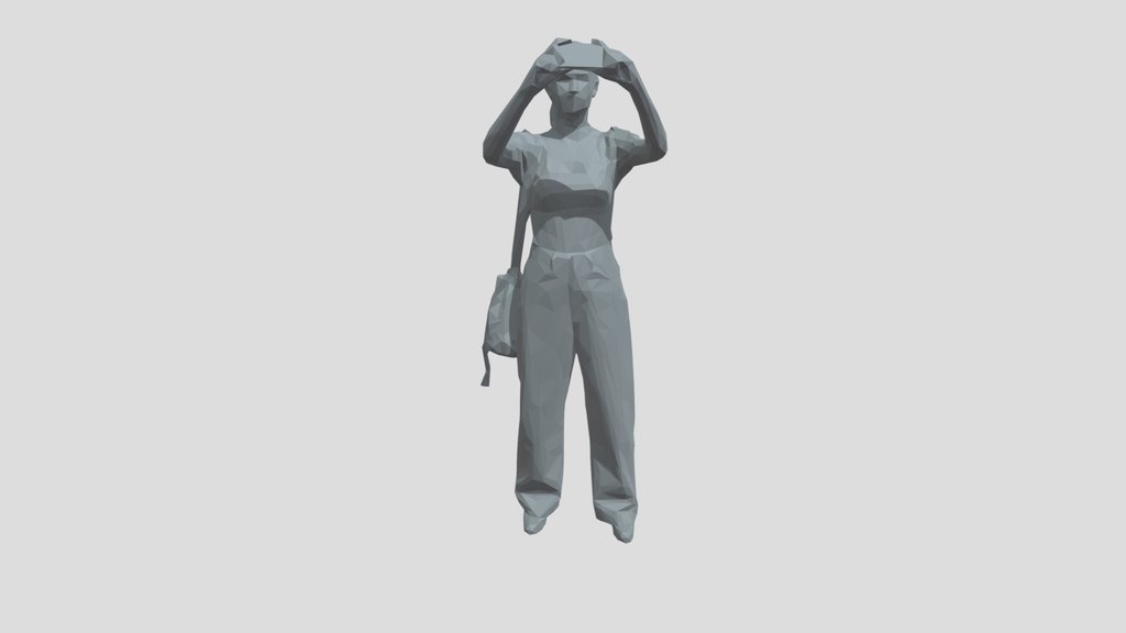 Lowpoly Male Standing