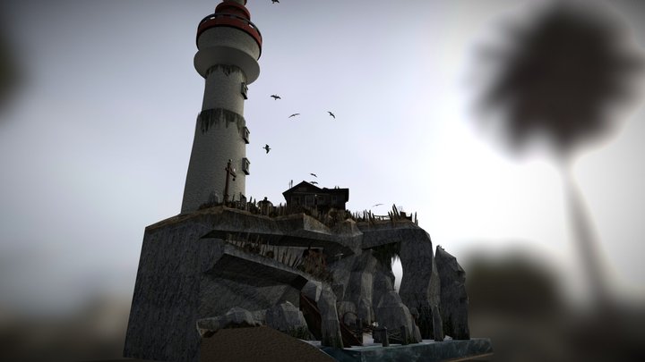 DAE Diorama - By the ocean 3D Model