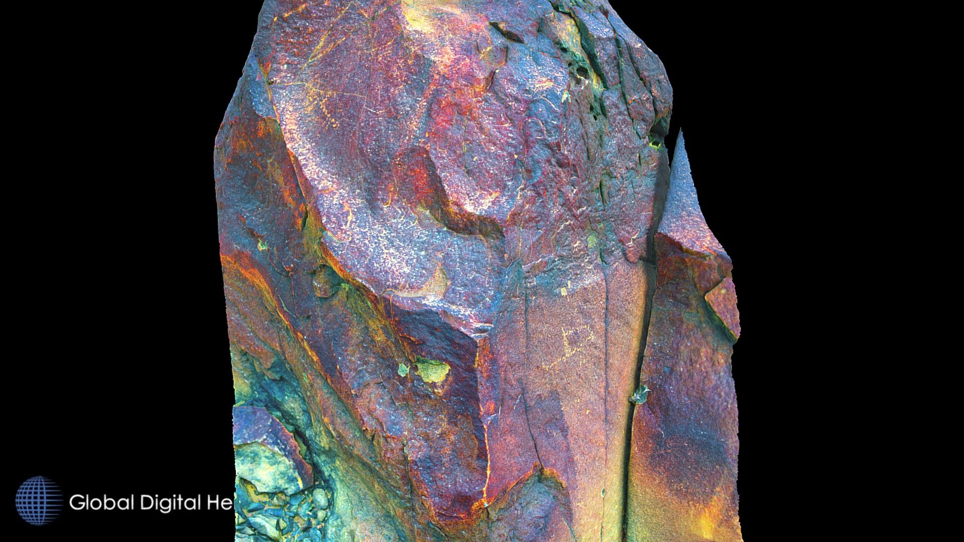 Petroglyph V9 Khatm Al Melaha, Kalba, Sharjah
