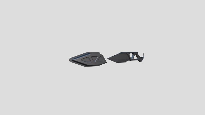 PROUDA_DRD_KNIFE_Free_Download 3D Model