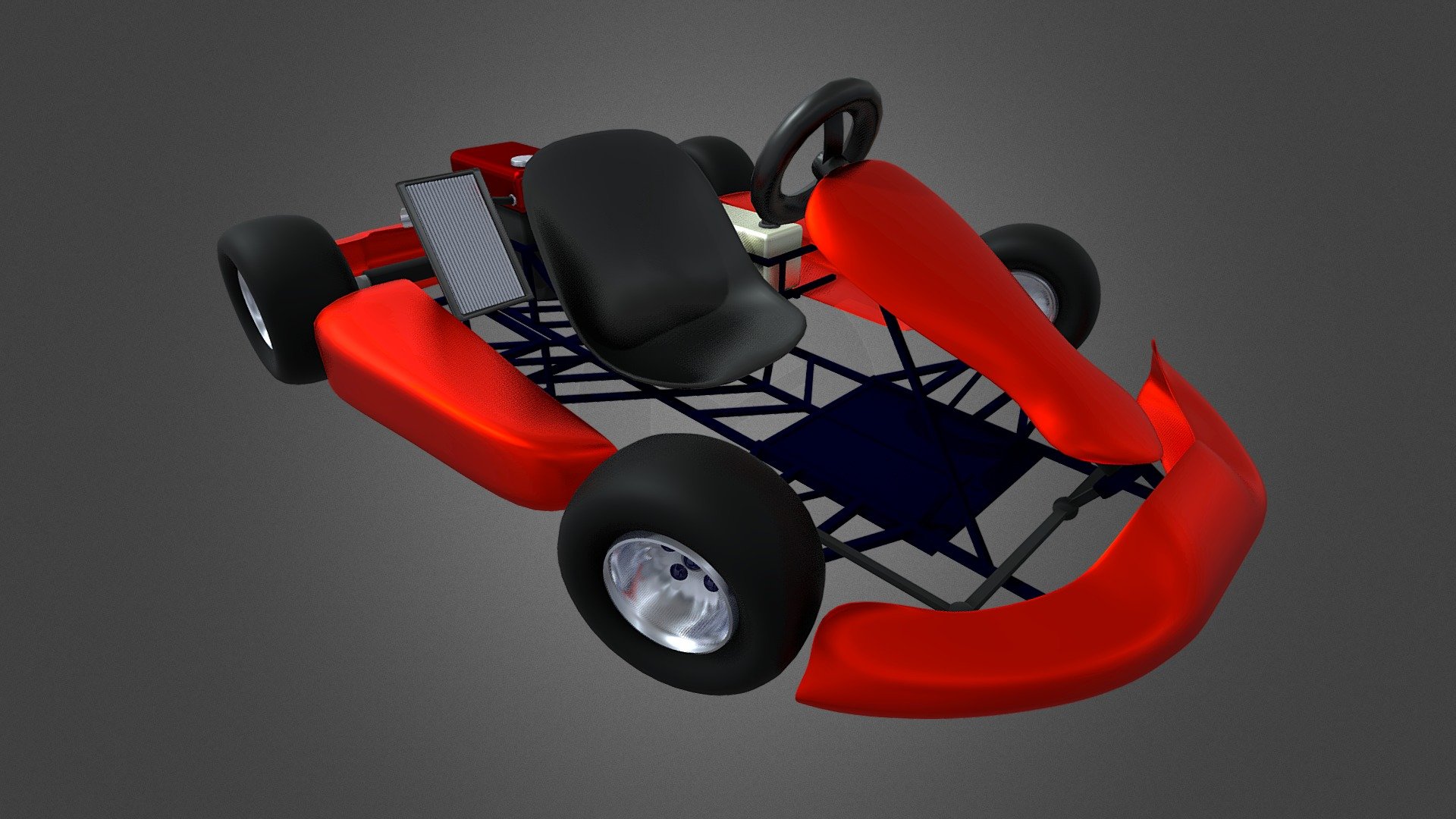 Simple GoKart - 3D model by Giuseppe Micalizzi (@Giu002) [e585fce ...