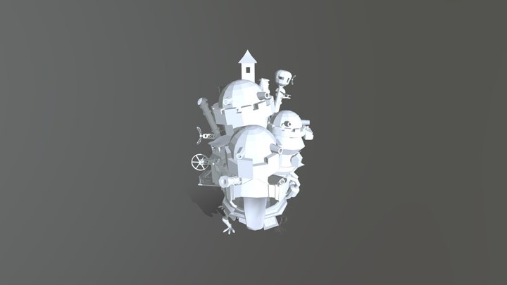 Howel's Moving Castle 3D Model